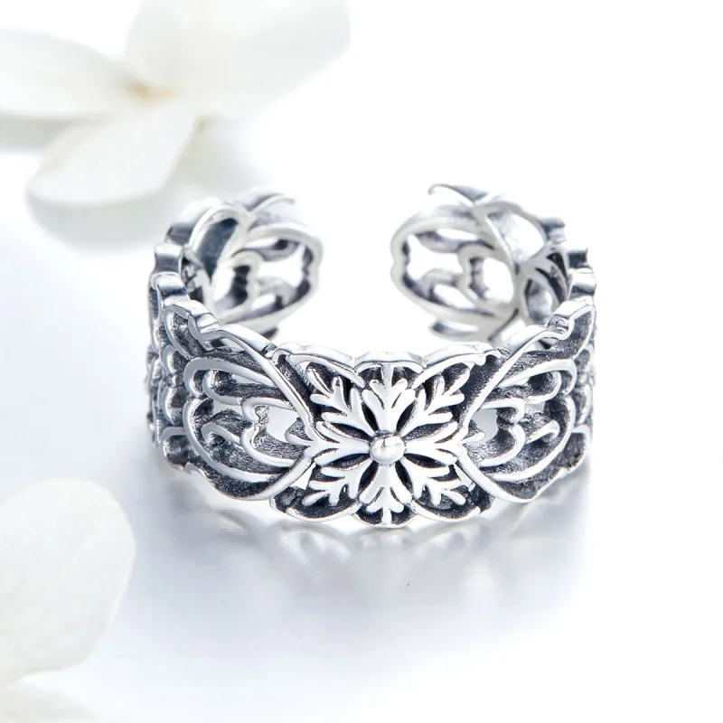 (image for) Silver Vintage Ring - PANDORA Style - SCR500 - View 3