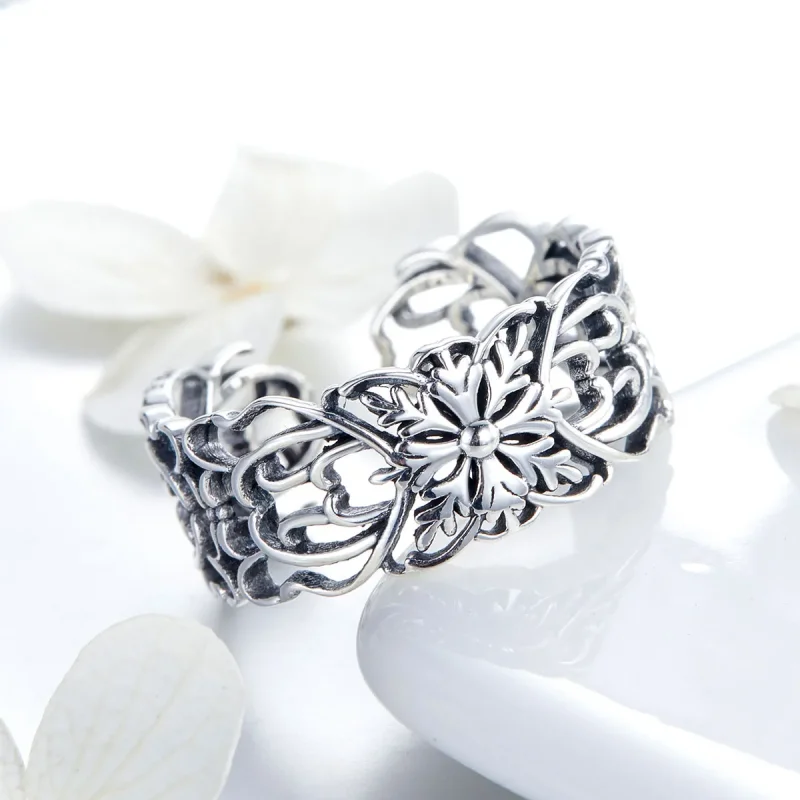 (image for) Silver Vintage Ring - PANDORA Style - SCR500 - View 4