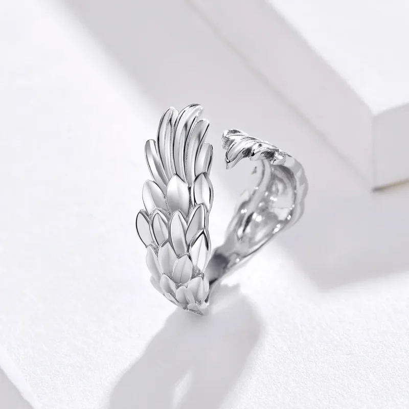 (image for) Silver Wings of Hope Ring - PANDORA Style - SCR512 - View 2
