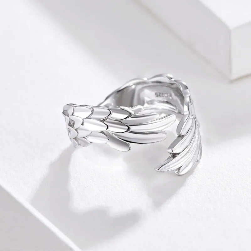 (image for) Silver Wings of Hope Ring - PANDORA Style - SCR512 - View 4