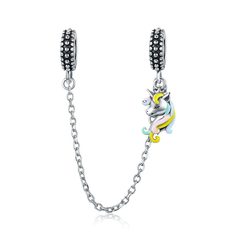 (image for) Pandora Style Silver Charm, Colorful Pony, Multicolor Enamel - SCC1571 - Product Image