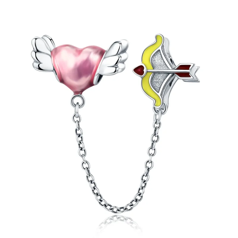 (image for) Pandora Style Silver Charm, Love Wishes, Multicolor Enamel - SCC628 - Product Image