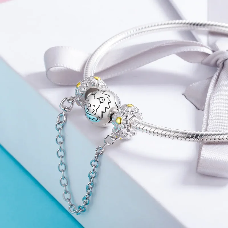 (image for) Pandora Two Tone Style Charm, Daisy - SCC618 - View 5