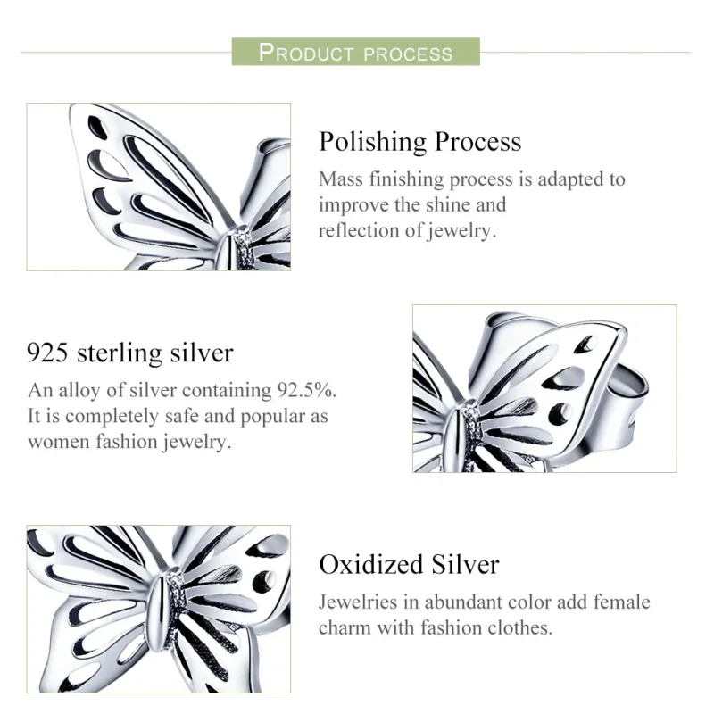 (image for) Pandora Style Set, Bicolor Butterflies Dream - SET003 - View 4