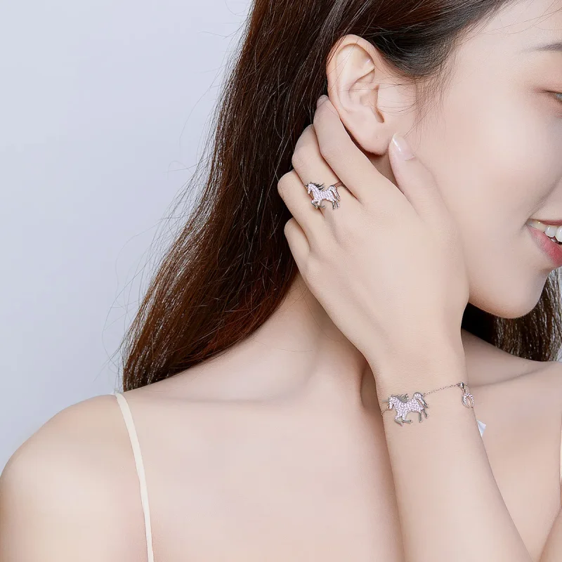 (image for) Pandora Style Set, Bicolor Cute Unicorn - SET009 - View 2