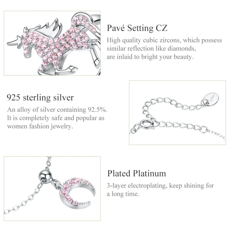 (image for) Pandora Style Set, Bicolor Cute Unicorn - SET009 - View 5