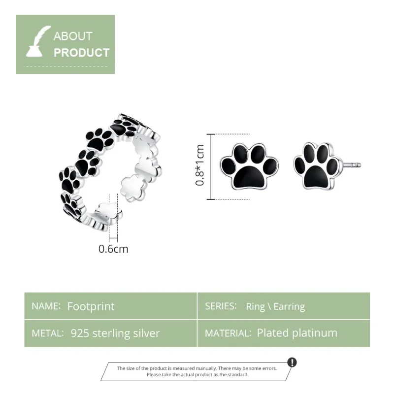 (image for) Pandora Style Set, Bicolor Footprint - SET013 - View 2