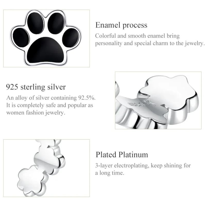 (image for) Pandora Style Set, Bicolor Footprint - SET013 - View 3