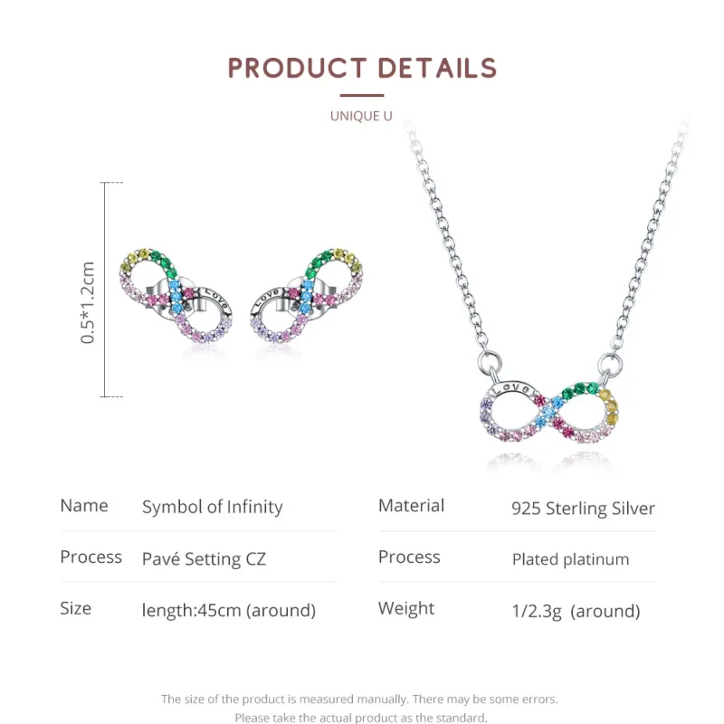(image for) Pandora Style Set, Bicolor Infinity - SET021 - View 3