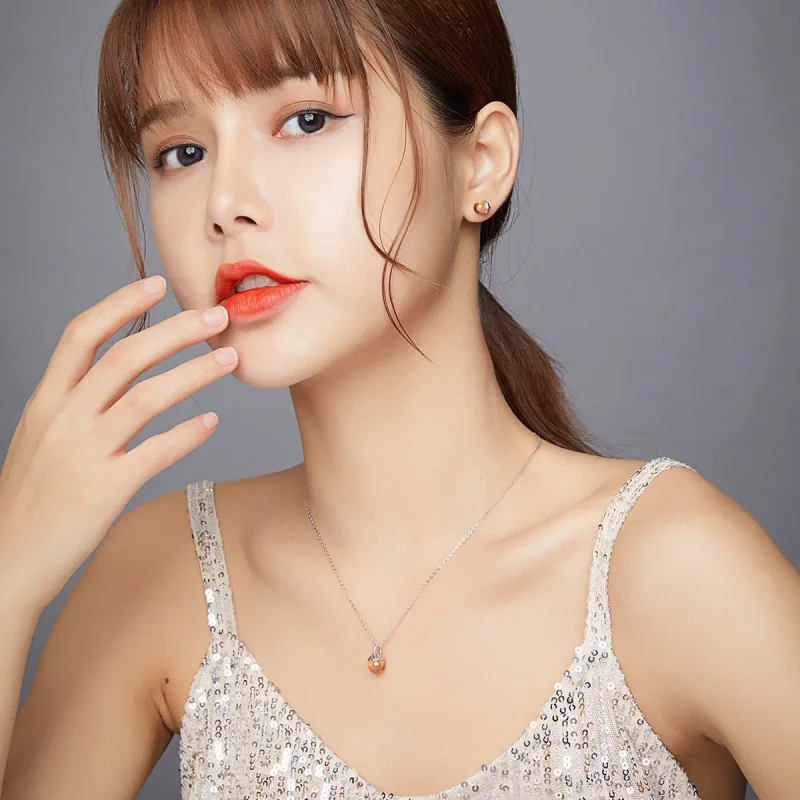 (image for) Pandora Style Set, Bicolor Shining Acorns - SET019 - View 2