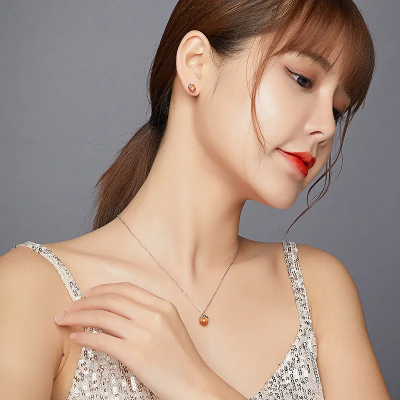 (image for) Pandora Style Set, Bicolor Shining Acorns - SET019 - View 4