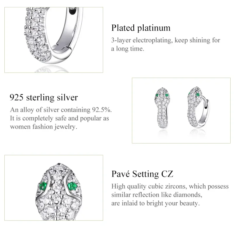(image for) Pandora Style Set, Bicolor Snakes - SET020 - View 6