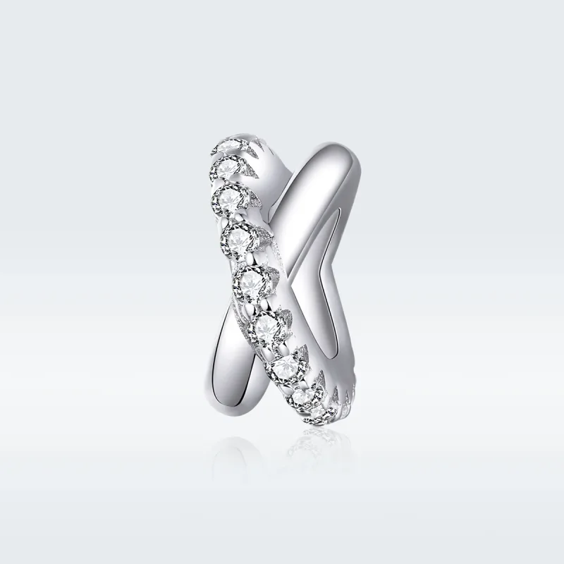 (image for) Pandora Style Silver Spacer Charm, Chic - BSC214 - View 5