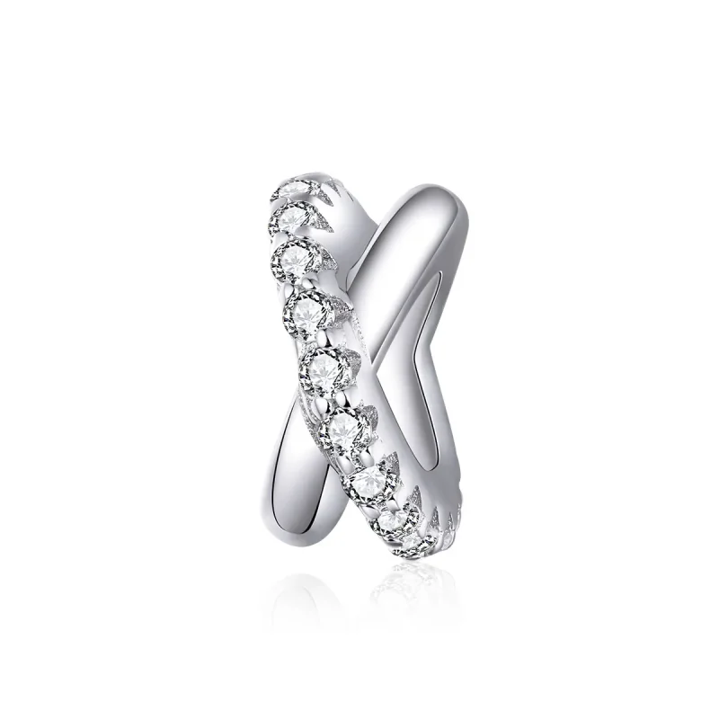 (image for) Pandora Style Silver Spacer Charm, Chic - BSC214 - Product Image
