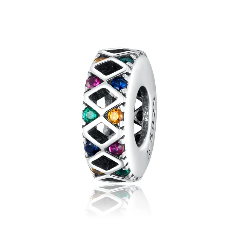 (image for) Pandora Style Silver Spacer Charm, Circus Jumping Game - SCC1659 - Product Image