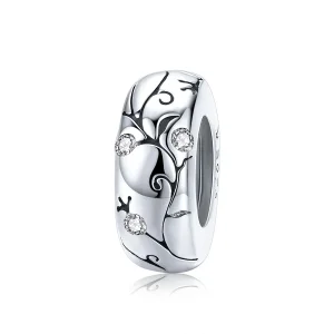 (image for) Pandora Style Silver Spacer Charm, Classical Pattern - SCC1559