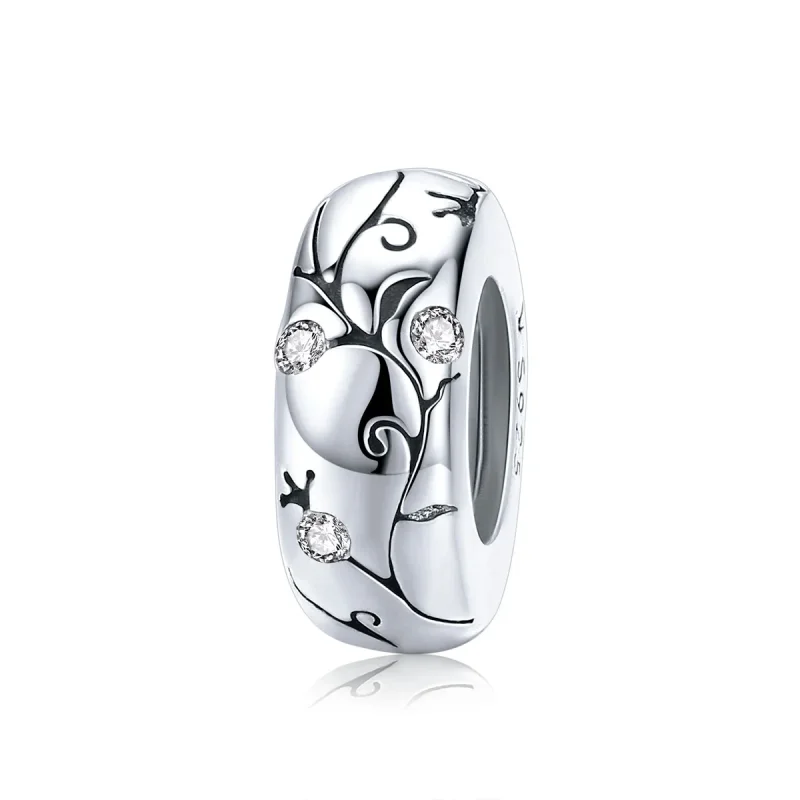 (image for) Pandora Style Silver Spacer Charm, Classical Pattern - SCC1559 - Product Image