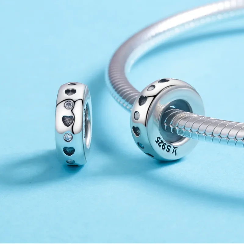 (image for) Pandora Style Silver Spacer Charm, Cute - SCC593 - View 5