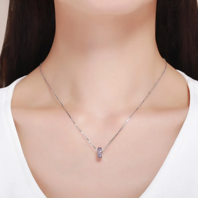 (image for) Pandora Style Silver Spacer Charm, Heart - SCC635 - View 5