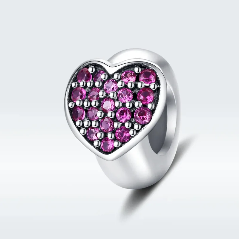 (image for) Pandora Style Silver Spacer Charm, Love - SCC1336 - View 5