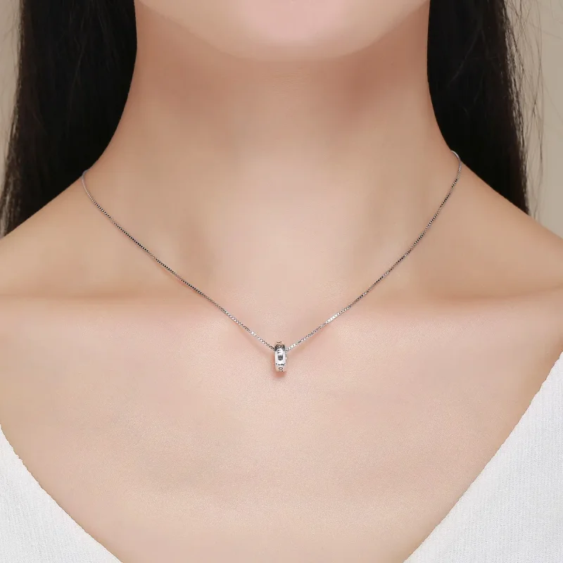 (image for) Pandora Style Silver Spacer Charm, Love You Forever - SCC595 - View 6