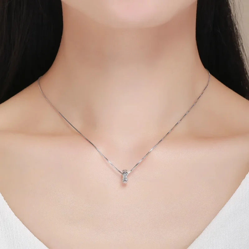 (image for) Pandora Style Silver Spacer Charm, Rose Wreath - SCC596 - View 6