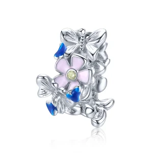 (image for) Pandora Style Spacer Charm, Colorful Garden, Multicolor Enamel - BSC288