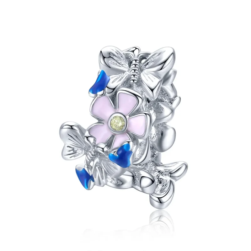 (image for) Pandora Style Spacer Charm, Colorful Garden, Multicolor Enamel - BSC288 - Product Image