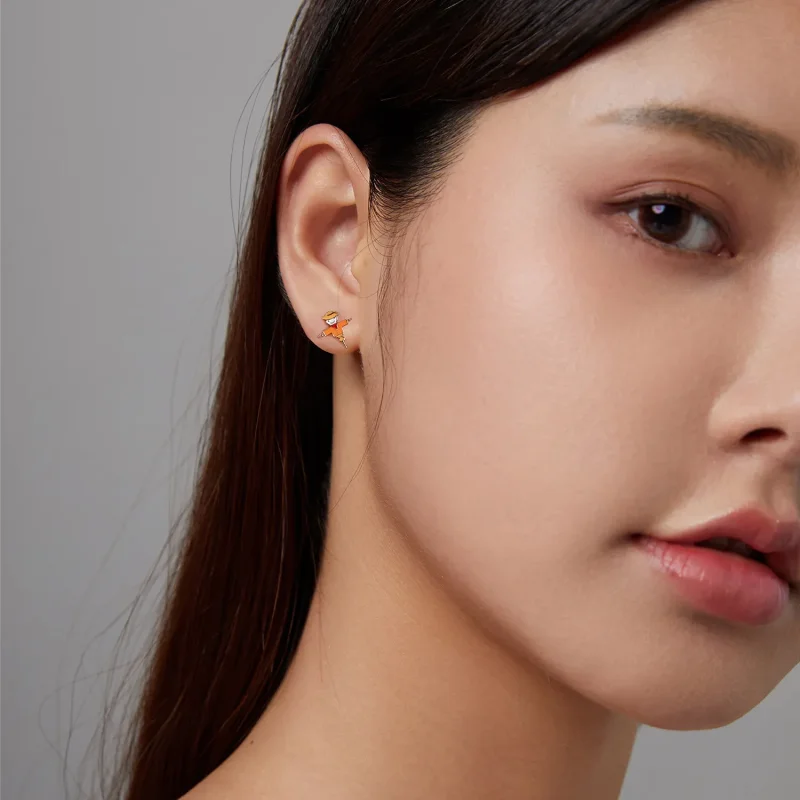 (image for) PANDORA Style Autumn - Scarecrow Stud Earrings - SCE1243 - View 5