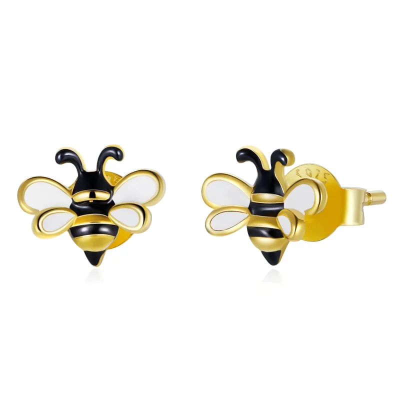 (image for) PANDORA Style Bee Stud Earrings - SCE1182 - Product Image
