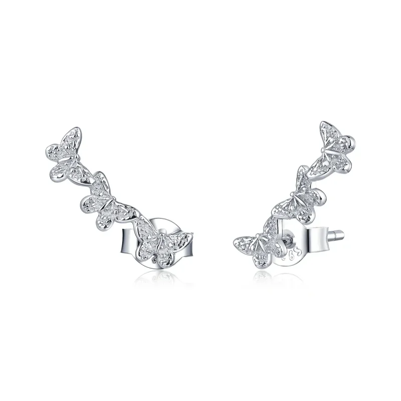 (image for) PANDORA Style Butterfly Fly Stud Earrings - BSE377 - Product Image
