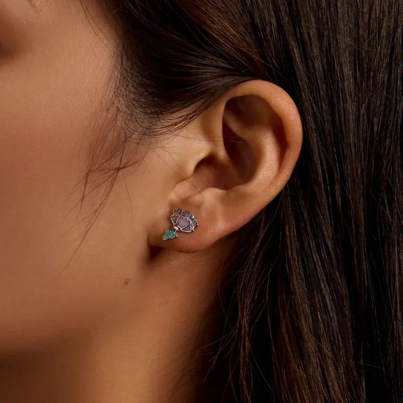 (image for) PANDORA Style Carnation Stud Earrings - SCE1347 - View 7