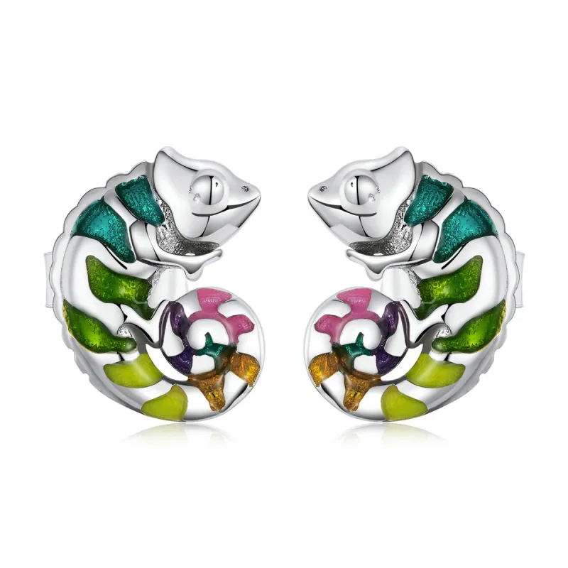 (image for) PANDORA Style Chameleon Stud Earrings - BSE587 - Product Image