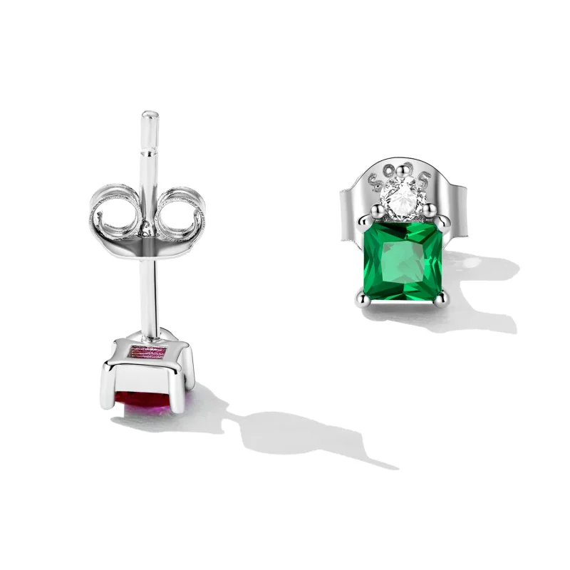 (image for) PANDORA Style Colorful Princess Party Candies Stud Earrings - SCE1465 - View 4