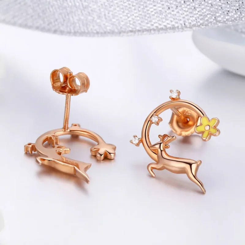 (image for) PANDORA Style Compete Stud Earrings - BSE014 - View 4