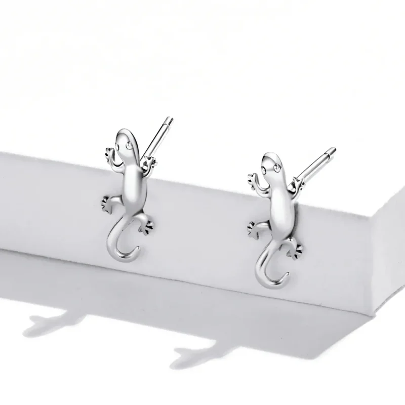 (image for) PANDORA Style Creative Gecko Stud Earrings - SCE1292 - View 2