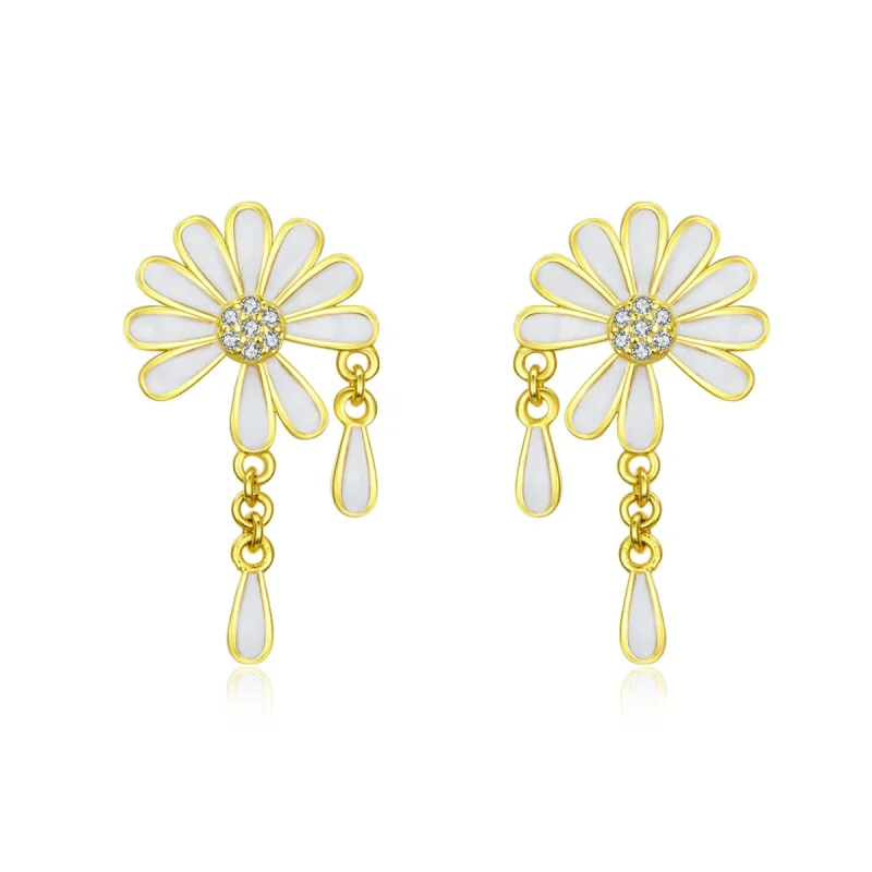 (image for) PANDORA Style Daisy Stud Earrings - BSE159 - Product Image