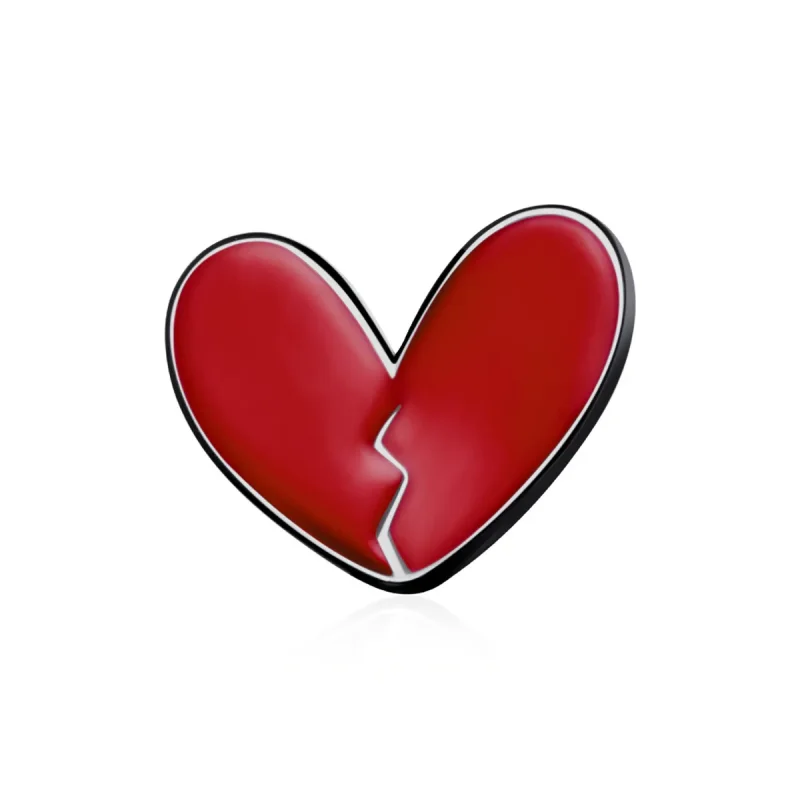 (image for) PANDORA Style Dark Heart Stud Earrings - SCE1326 - Product Image