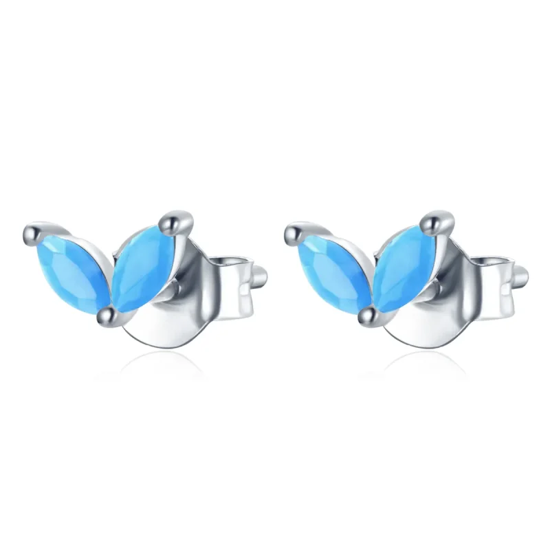 (image for) PANDORA Style Delicate Butterfly Stud Earrings - SCE1240-BU - Product Image