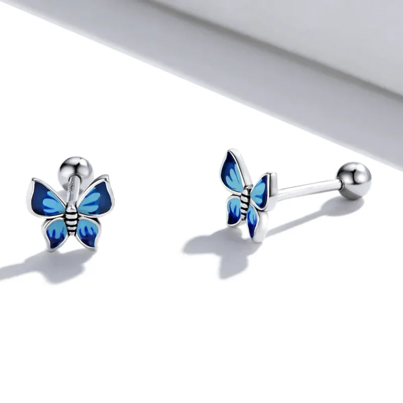 (image for) PANDORA Style Delicate Butterfly Stud Earrings - SCE1285 - View 4