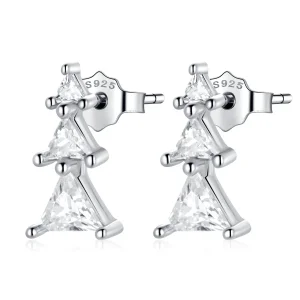 (image for) PANDORA Style Delicate Christmas Tree Stud Earrings - SCE1268-A