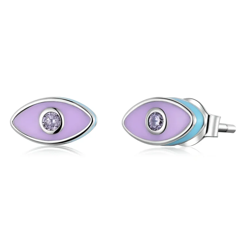 (image for) PANDORA Style Devil Eye Stud Earrings - SCE1367 - Product Image