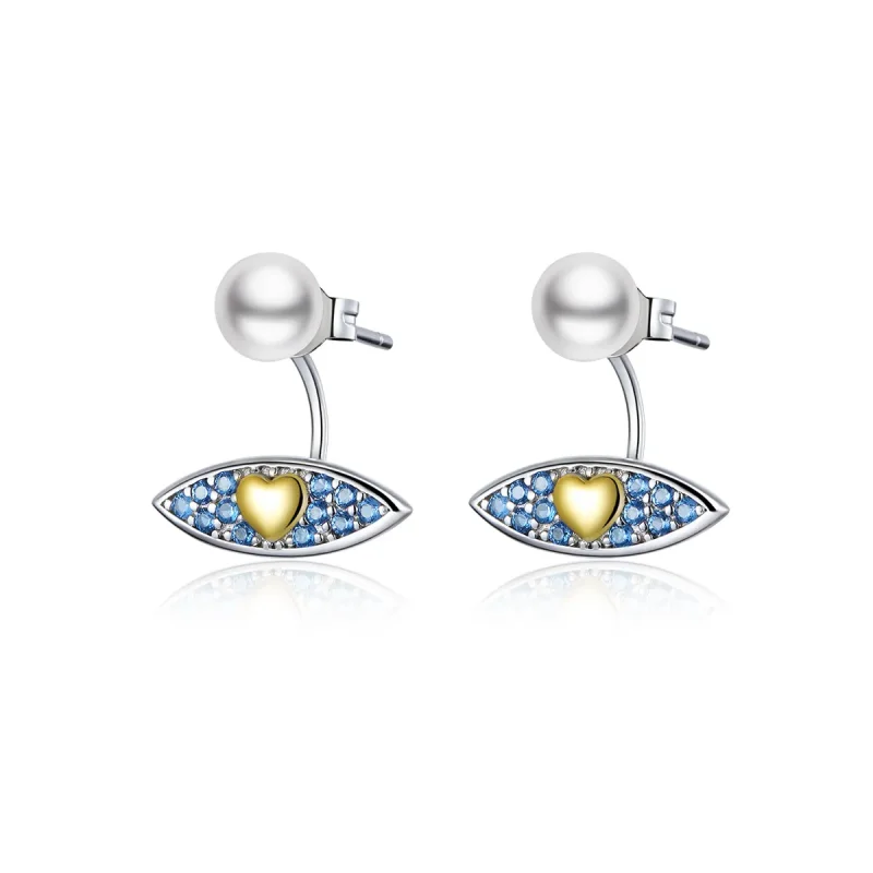 (image for) PANDORA Style Devil Eye Stud Earrings - SCE822 - Product Image