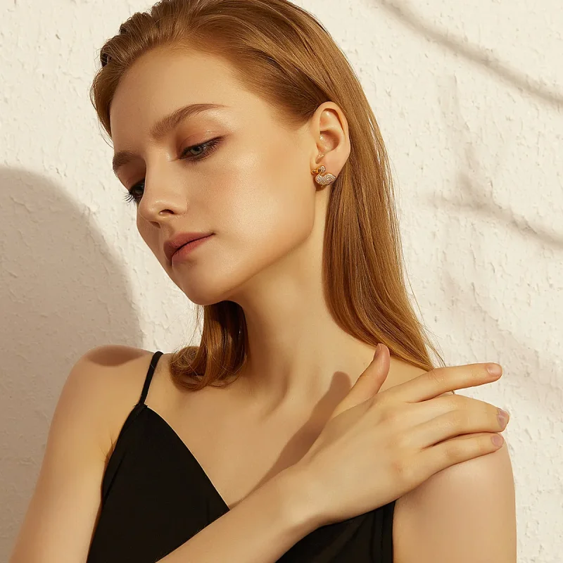 (image for) PANDORA Style Dodo Bird Stud Earrings - BSE370 - View 8