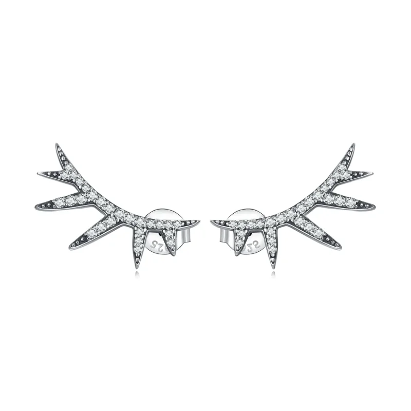(image for) PANDORA Style Eyelash Stud Earrings - BSE681 - Product Image