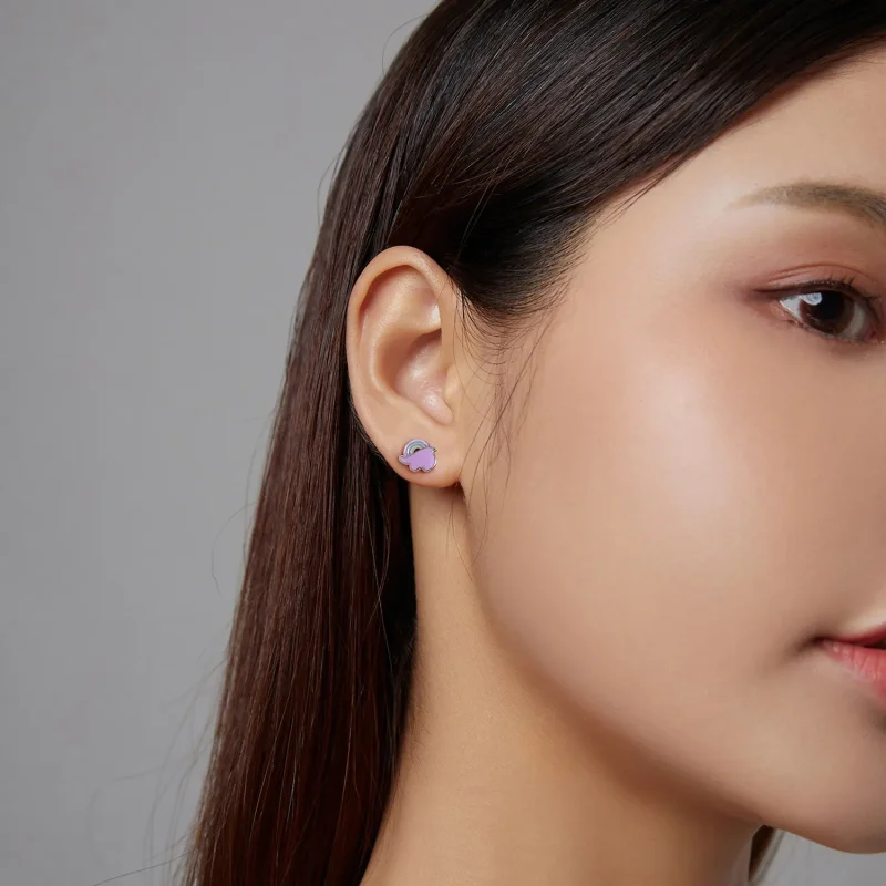 (image for) PANDORA Style Fantasy Unicorns Stud Earrings - SCE1266 - View 5