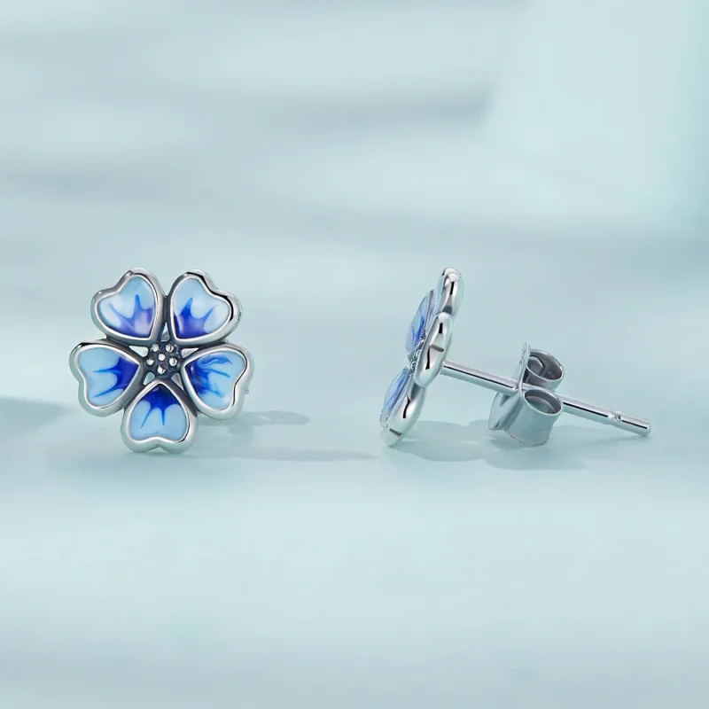 (image for) PANDORA Style Flowers Stud Earrings - SCE1513 - View 3