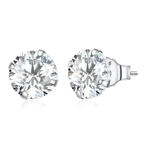(image for) PANDORA Style Four Claw Zircon Stud Earrings - BSE166