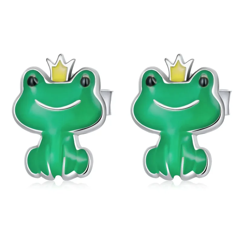 (image for) PANDORA Style Funny Little Frog Stud Earrings - SCE1380 - Product Image