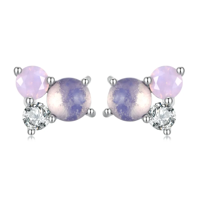 (image for) PANDORA Style Gem Stitching Stud Earrings - SCE1451 - Product Image